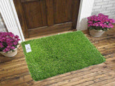 Kuber Industries Grass Door Mat - 24"X15", Green, Pack of 1